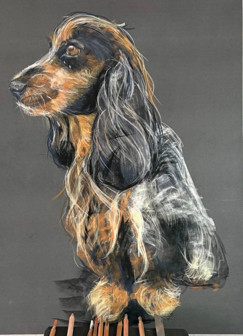 Dessin au pastel